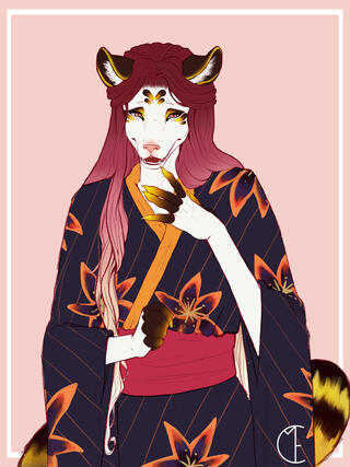 Flat colored halfbody (commission)