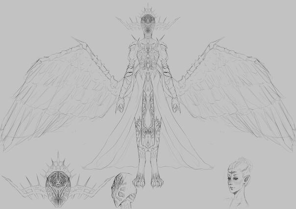 Sketched design sheet (personal)