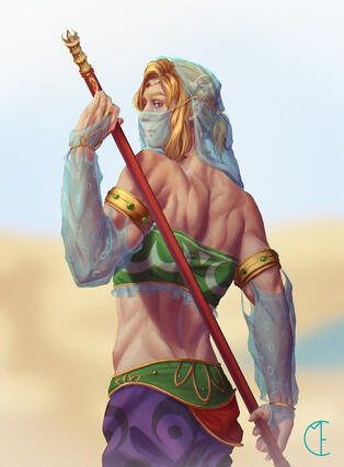 Rendered halfbody (personal/fanart)